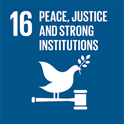 Goal 16: peace, justice and strong institutions