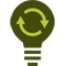 能量效率的温室气体(GHG)图标