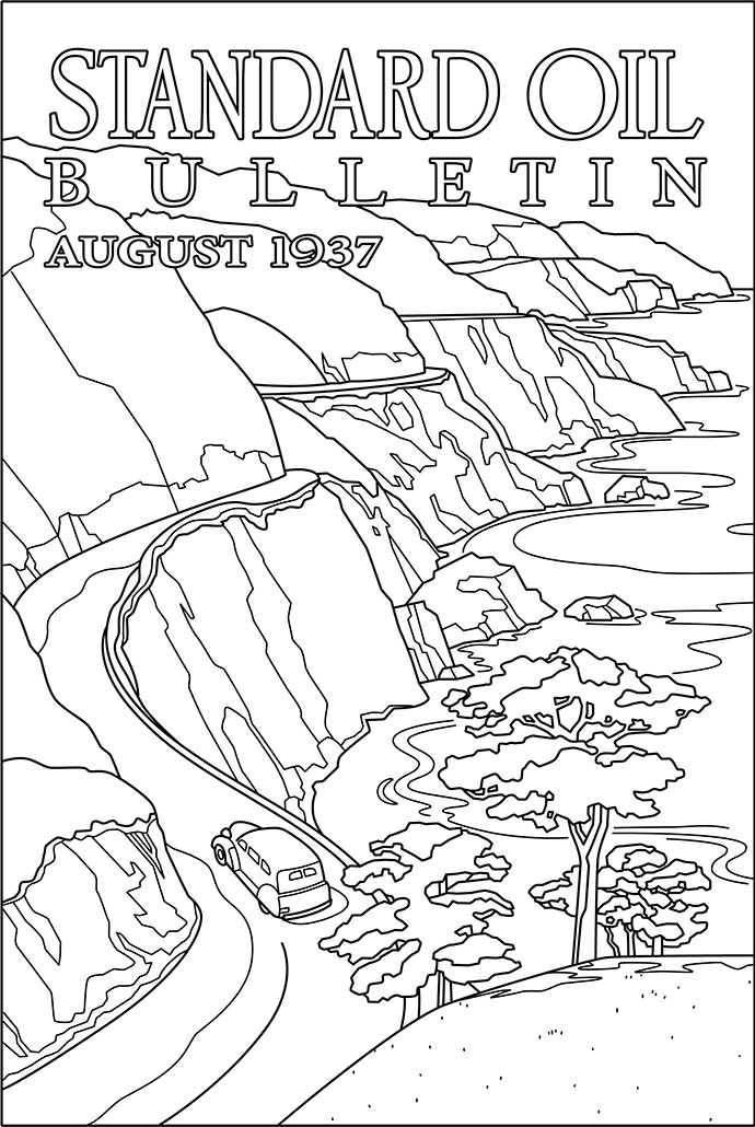 山路附近的海洋