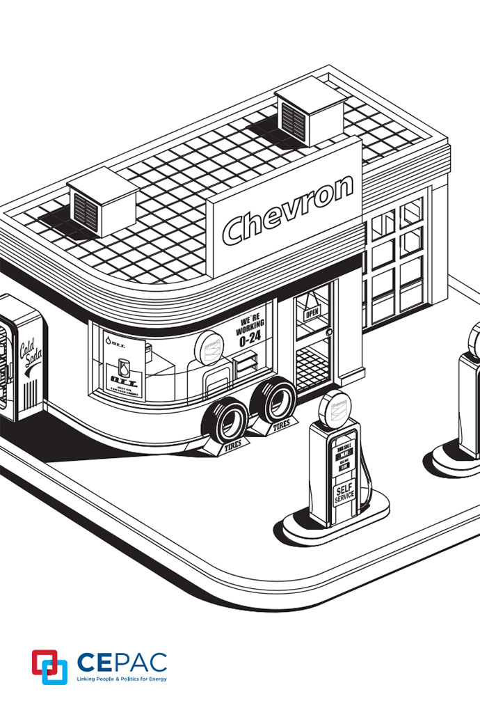 加油站建设和泵